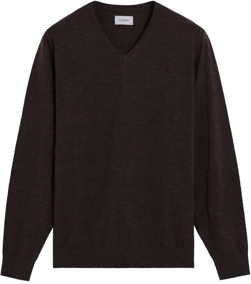 Scalpers Sveter 'Classic'  červená / burgundská