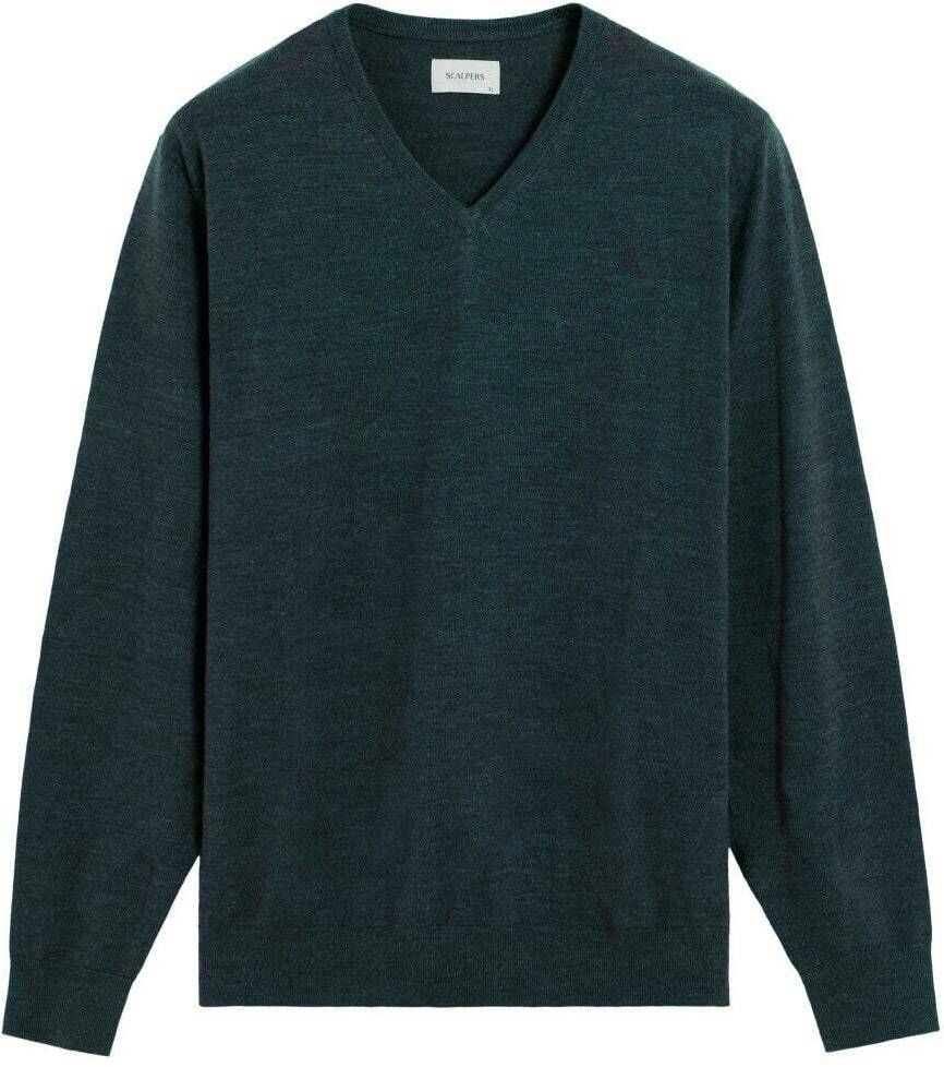 Scalpers Sveter 'Classic'  tmavozelená