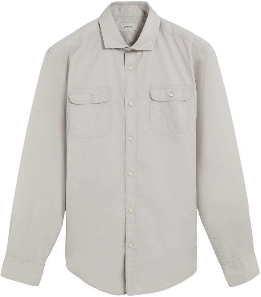 Scalpers Košeľa  sivá