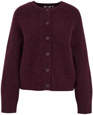 WE Fashion Kardigán  baklažánová