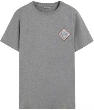 Scalpers Tričko 'Napkin'  sivá / sivá melírovaná