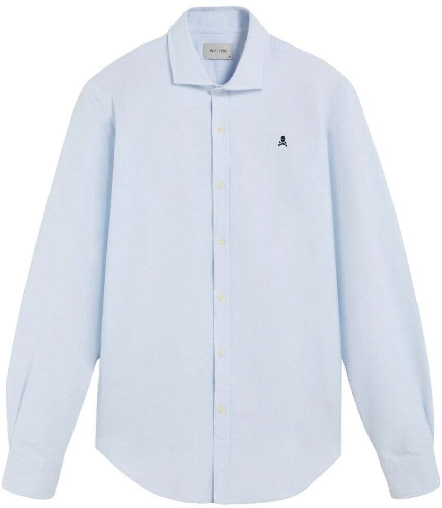 Scalpers Košeľa 'Oxford Peach'  svetlomodrá
