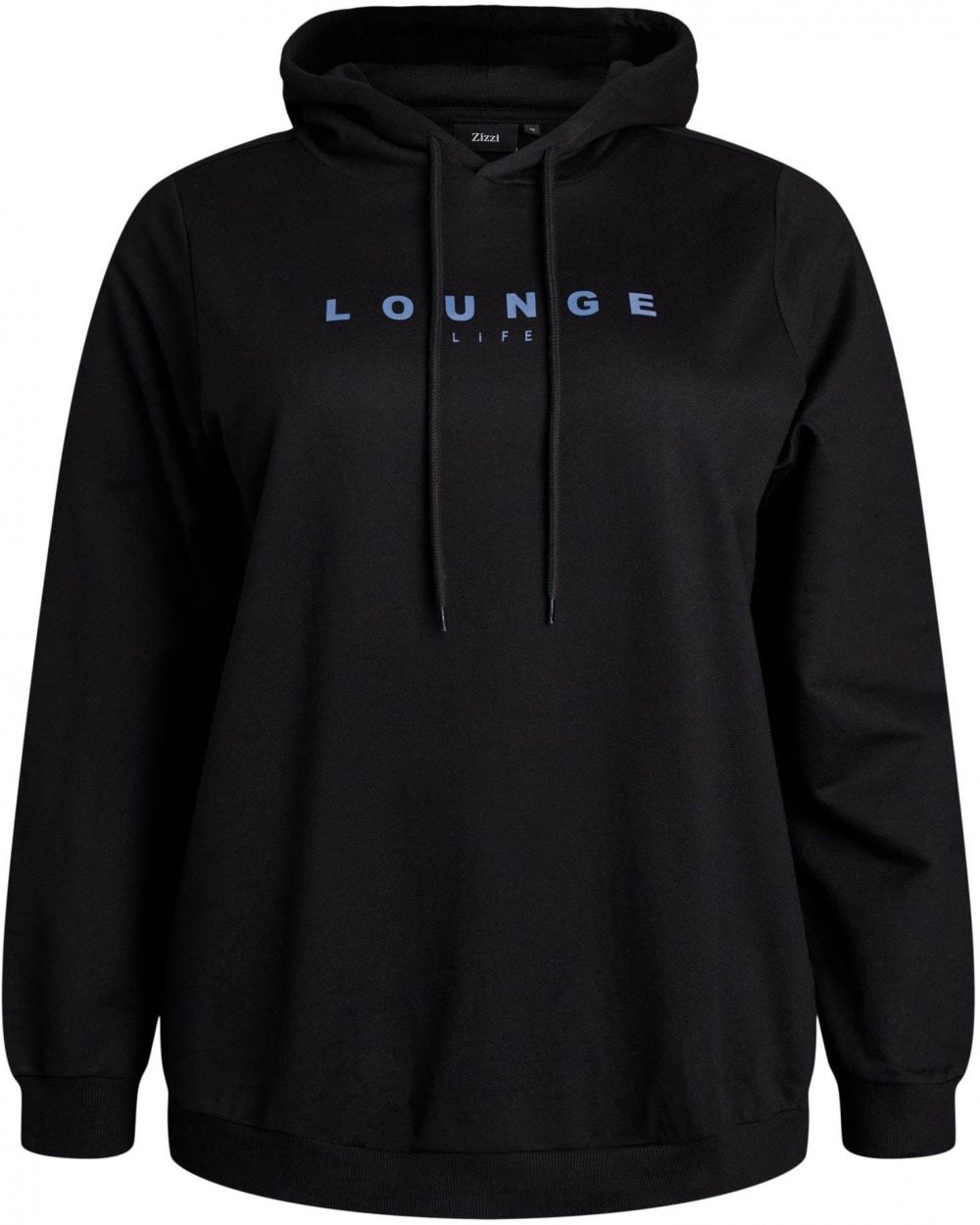 Zizzi Mikina 'Molias'  svetlomodrá / čierna