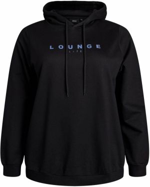 Zizzi Mikina 'Molias'  svetlomodrá / čierna