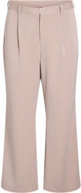 Zizzi Plisované nohavice  mokka