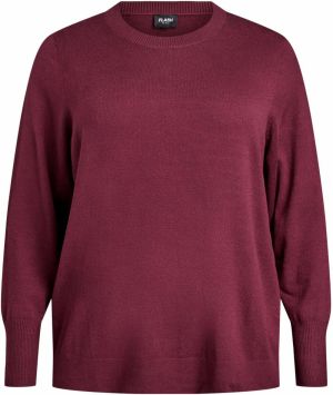 Zizzi Sveter 'Noma'  tmavočervená