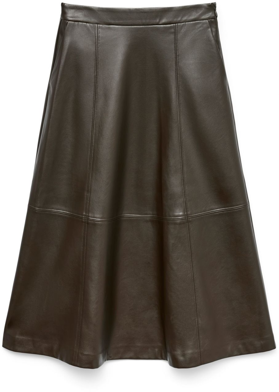 VERO MODA Sukňa  čokoládová