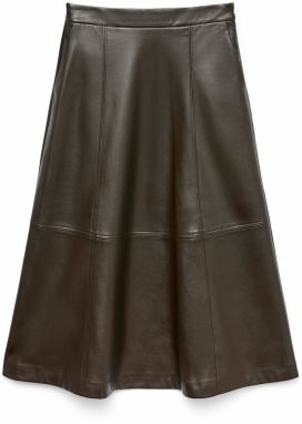 VERO MODA Sukňa  čokoládová