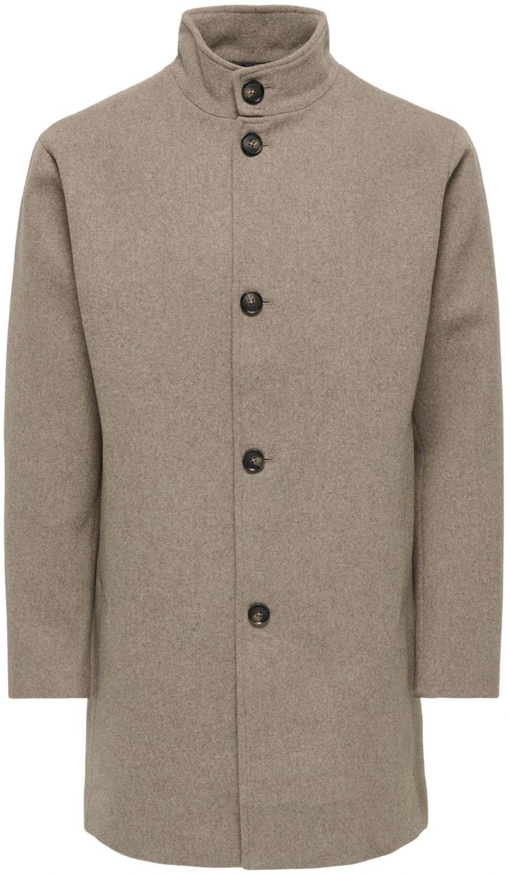 Only & Sons Prechodný kabát 'CHARLES'  sivobéžová