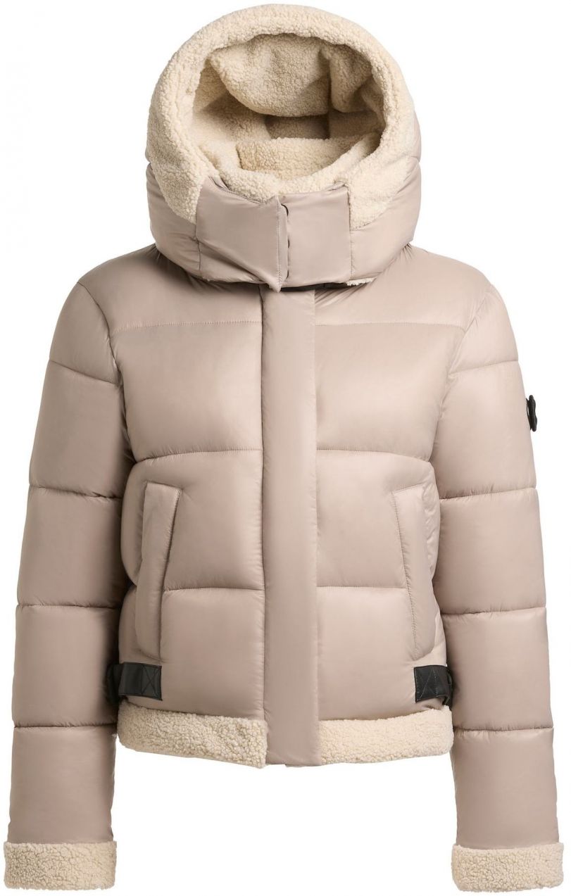khujo Zimná bunda 'NESSIE2'  svetlobéžová / sivobéžová