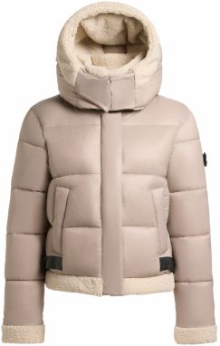 khujo Zimná bunda 'NESSIE2'  svetlobéžová / sivobéžová