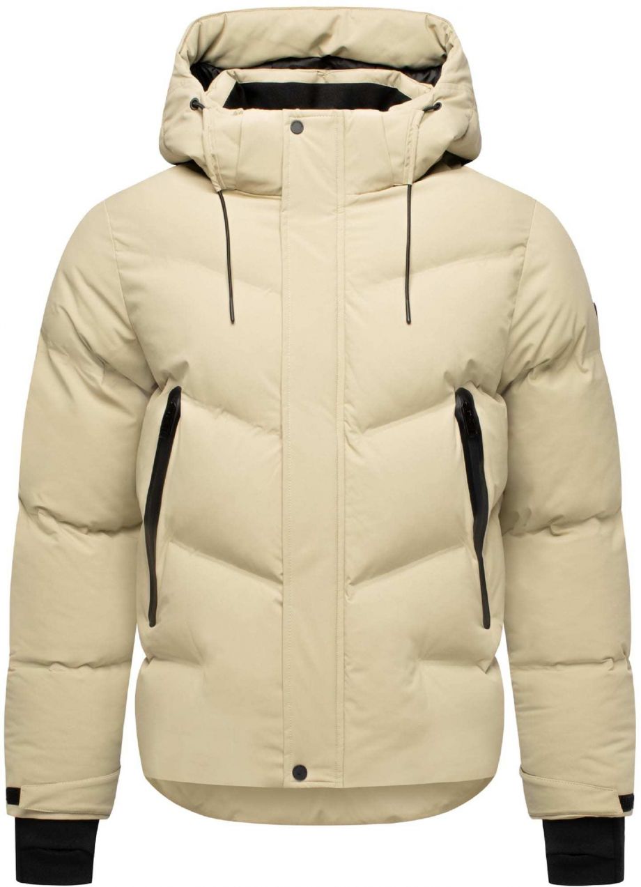 STONE HARBOUR Zimná bunda  béžová / čierna