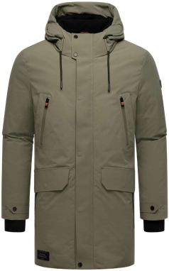 STONE HARBOUR Zimný kabát 'Kitraan'  olivová / čierna