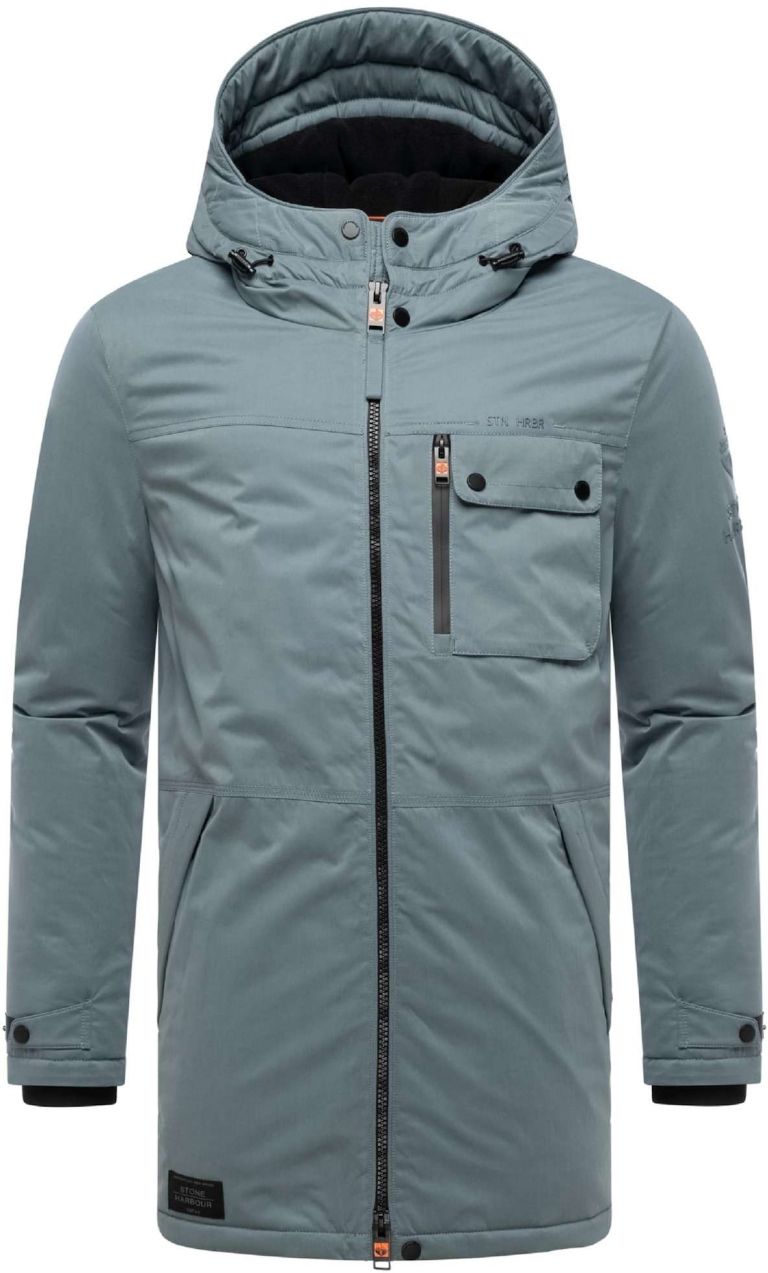 STONE HARBOUR Zimný kabát 'Fintaan XX'  svetlomodrá