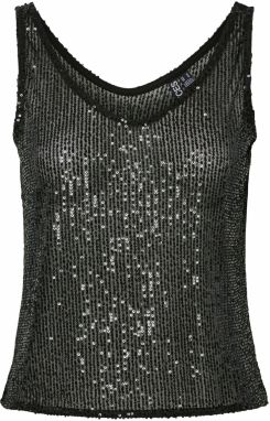 PIECES Top 'JACK'  čierna