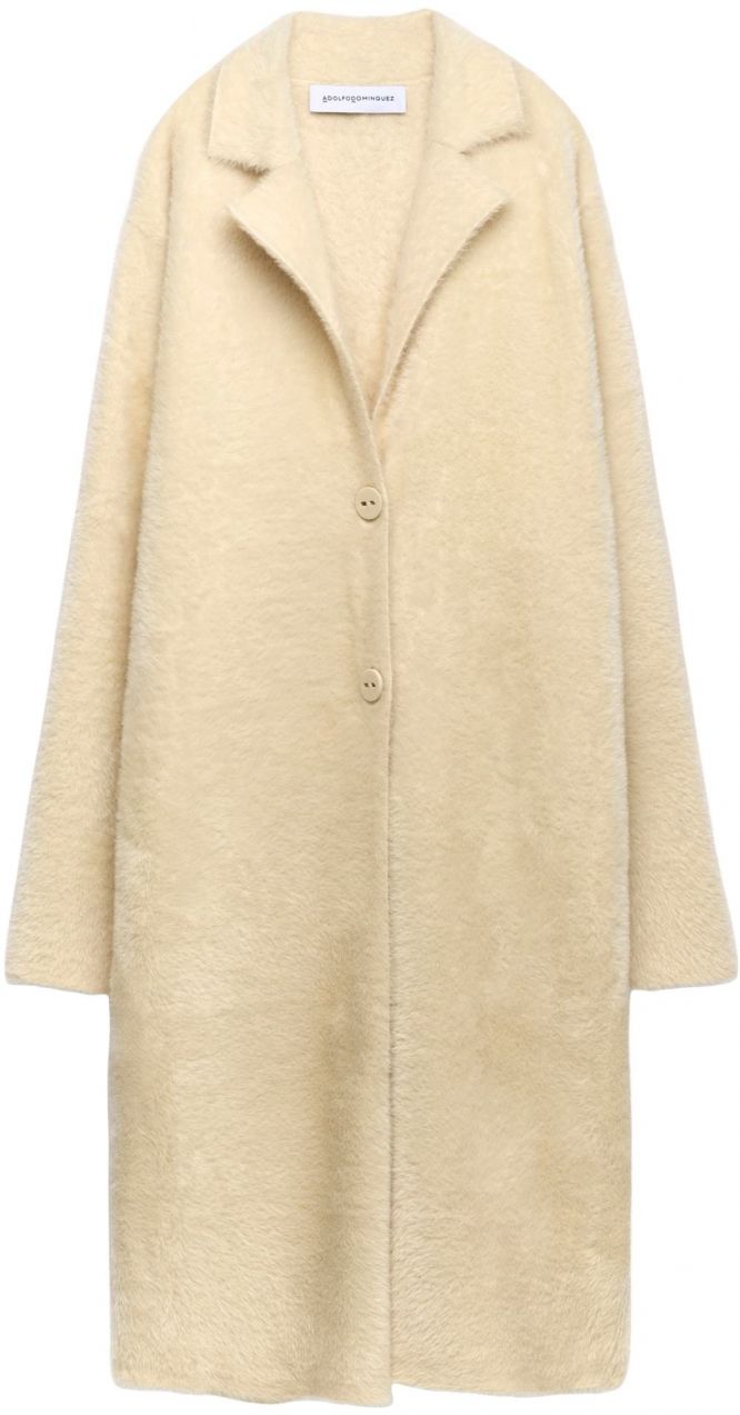 Adolfo Dominguez Prechodný kabát  žltohnedá