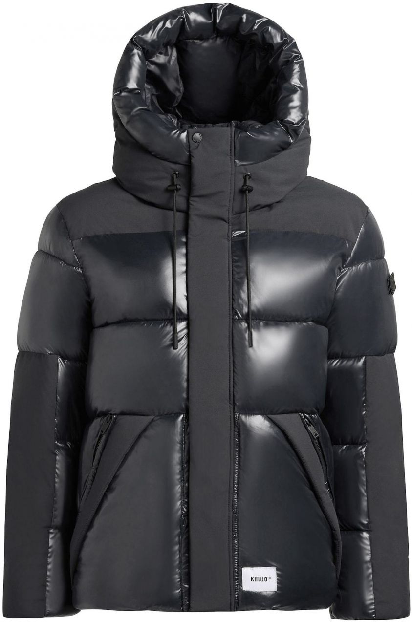 khujo Zimná bunda 'Alst'  sivá / tmavosivá