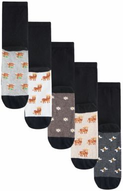 Next Ponožky  zmiešané farby / čierna