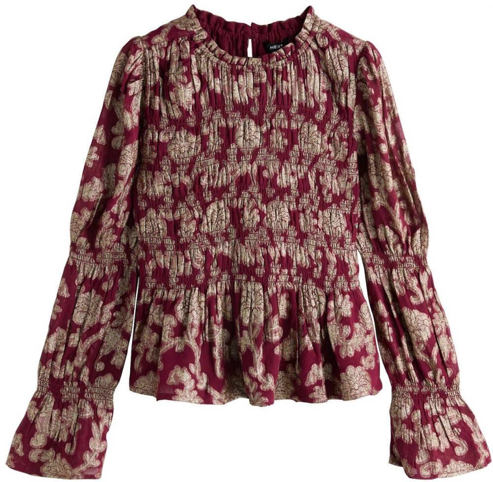 Next Blúzka  béžová / olivová / burgundská