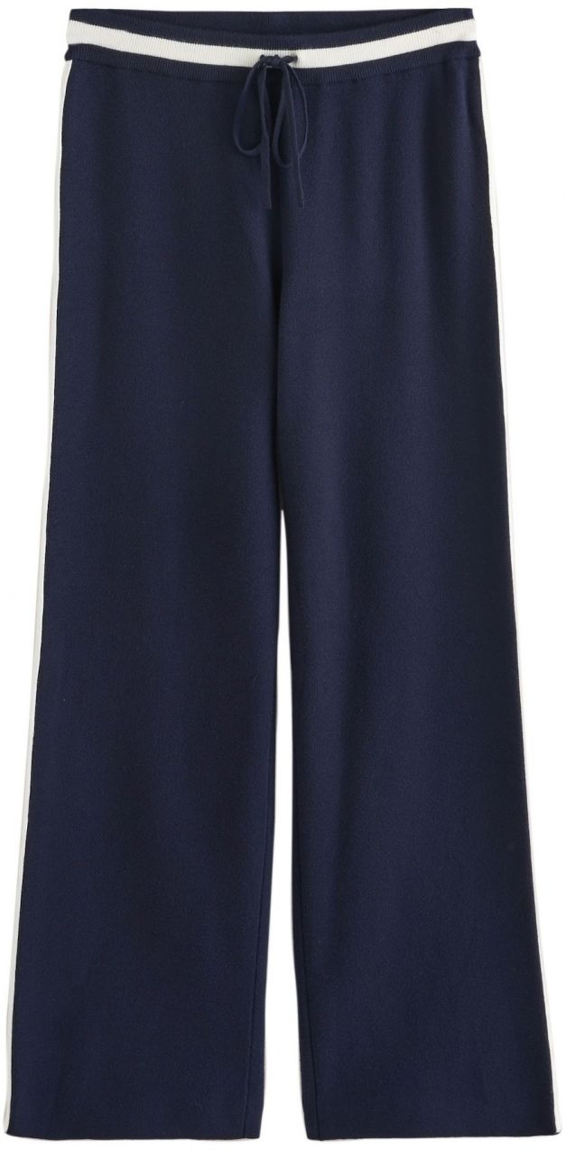 Next Nohavice  námornícka modrá / prírodná biela