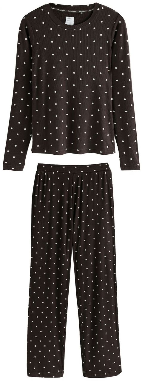 Next Pyžamo  čierna / biela