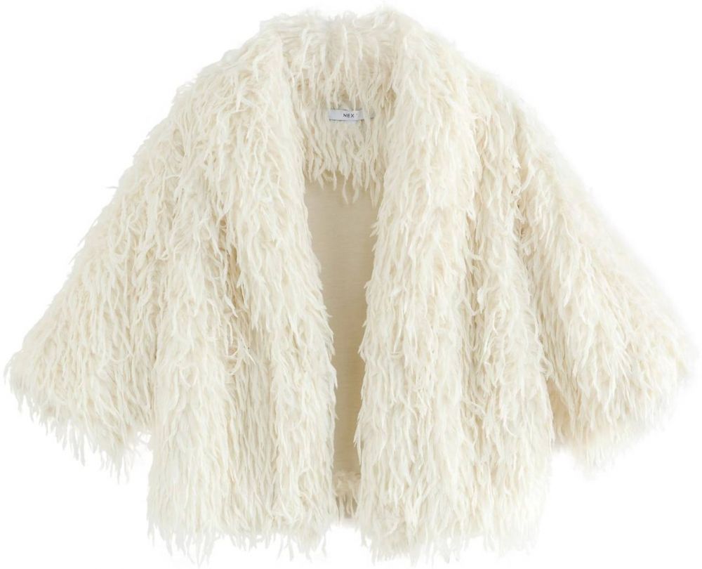 Next Prechodná bunda  biela ako vlna