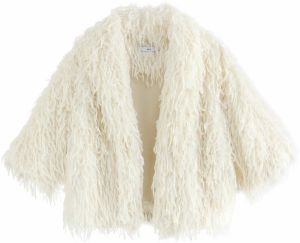 Next Prechodná bunda  biela ako vlna