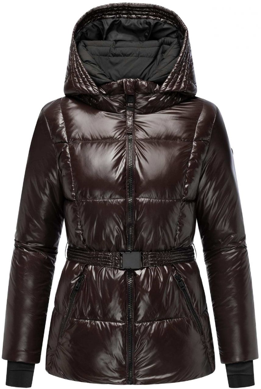 NAVAHOO Funkčná bunda 'Eisglanz 14'  čokoládová