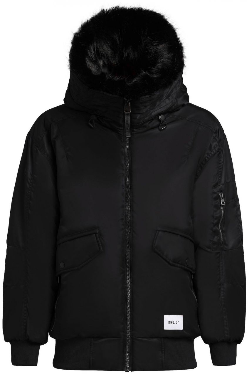 khujo Zimná bunda 'Cela'  čierna