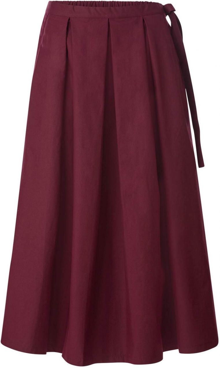 Rich & Royal Sukňa  vínovo červená