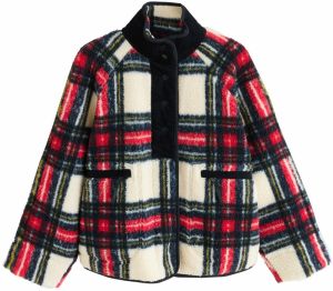 Next Flisová bunda  citrónová / krvavo červená / čierna / biela