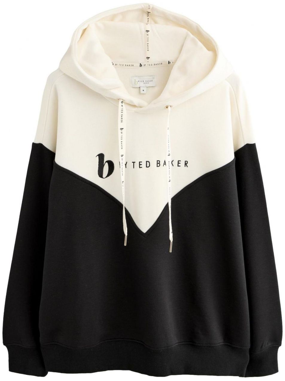 B by Ted Baker Mikina  čierna / biela