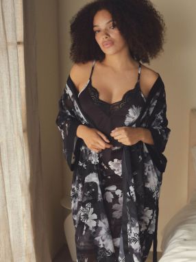 B by Ted Baker Negližé  čierna / biela