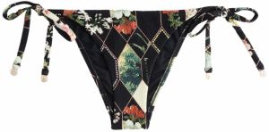 B by Ted Baker Bikinové nohavičky  zelená / svetločervená / čierna / biela