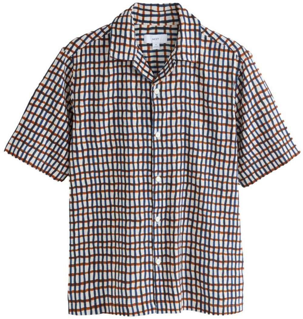 Next Košeľa  námornícka modrá / červená / biela