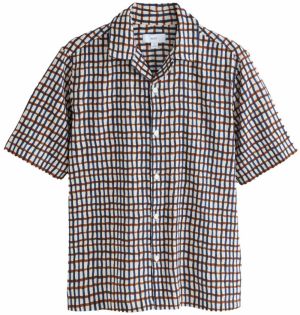 Next Košeľa  námornícka modrá / červená / biela