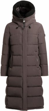 khujo Zimný kabát 'Daras'  tmavosivá / čierna