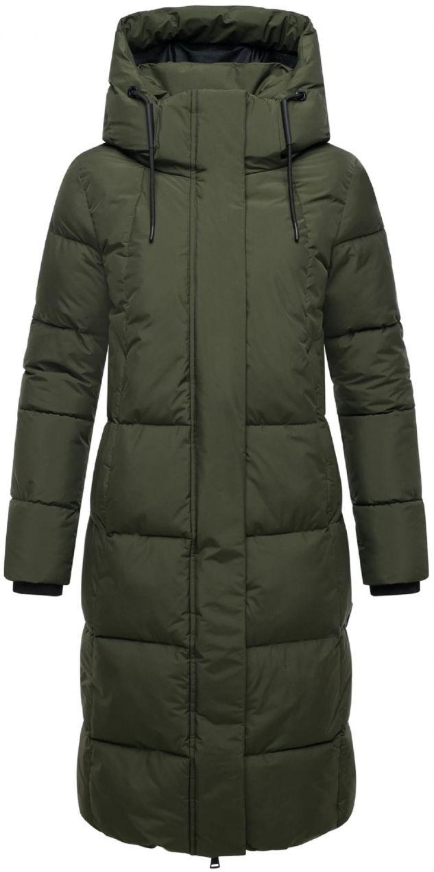 MARIKOO Zimný kabát 'Chumanii XVI'  tmavozelená
