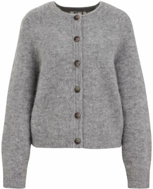 WE Fashion Kardigán  svetlosivá