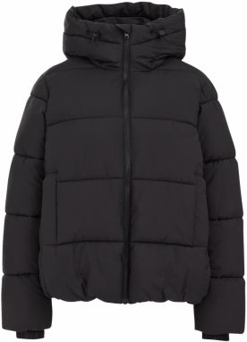 WE Fashion Zimná bunda  čierna