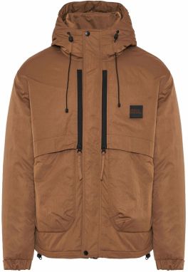 Funky Buddha Zimná bunda  tmavohnedá