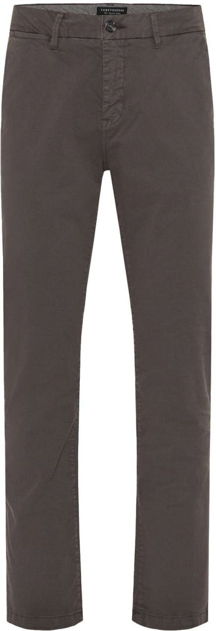 Funky Buddha Chino nohavice  tmavosivá