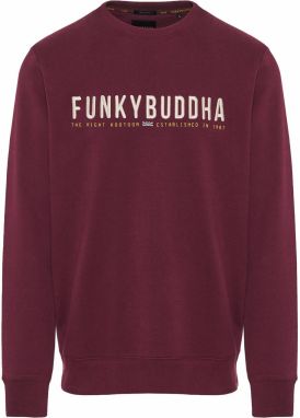 Funky Buddha Mikina  merlotová