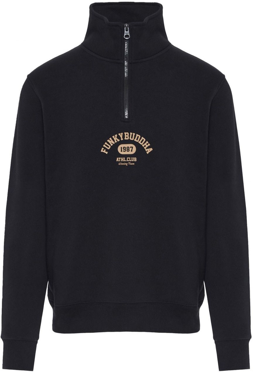 Funky Buddha Mikina  čierna