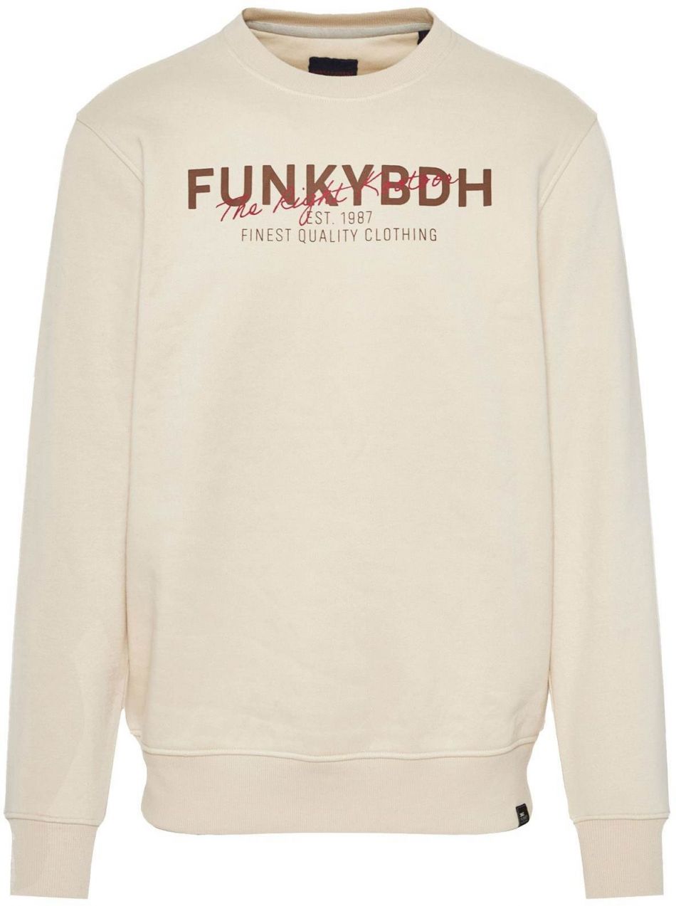 Funky Buddha Mikina  krémová