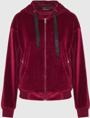 Funky Buddha Tepláková bunda  cyklaménová