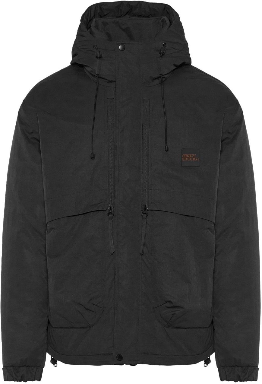 Funky Buddha Zimná bunda  čierna