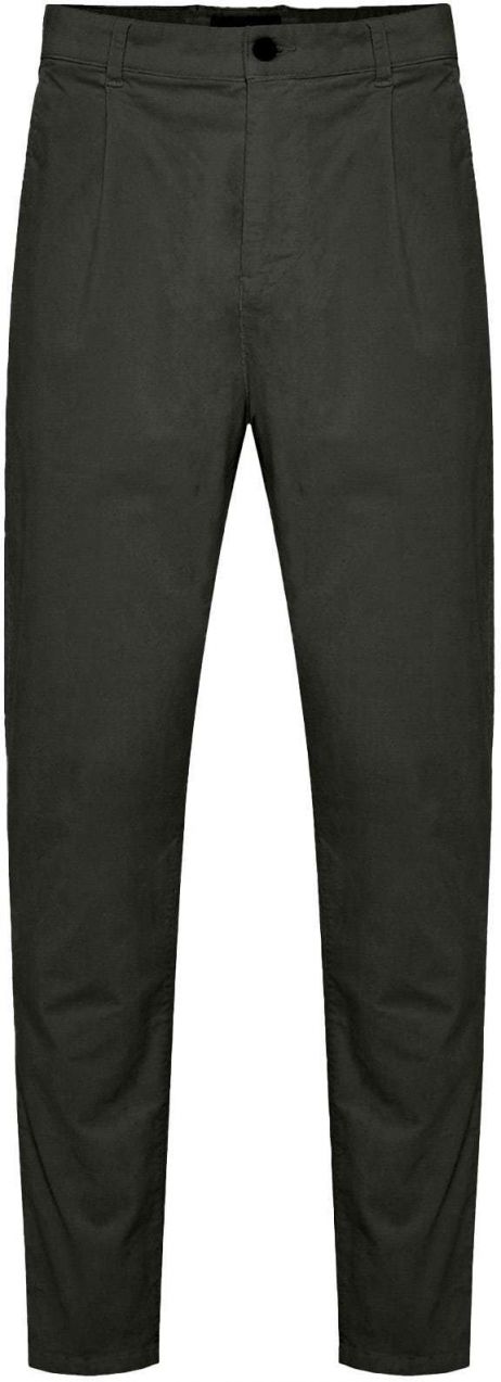 Funky Buddha Chino nohavice  tmavozelená
