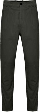 Funky Buddha Chino nohavice  tmavozelená