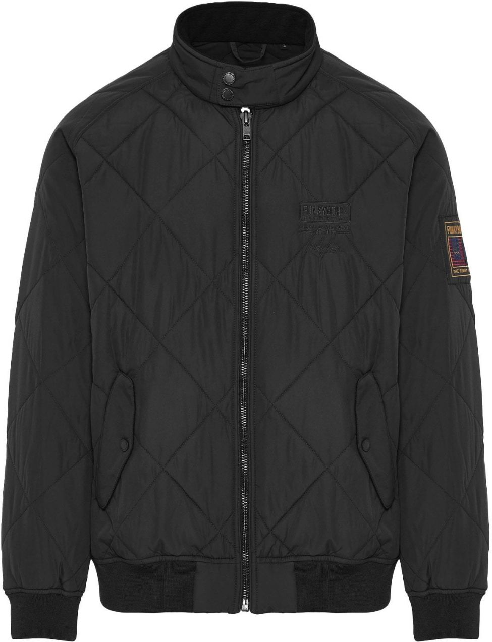 Funky Buddha Prechodná bunda  čierna